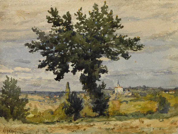 L’arbre au bord du chemin av Henri-Joseph Harpignies