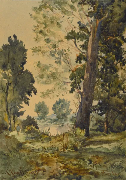 Paysage av Henri-Joseph Harpignies