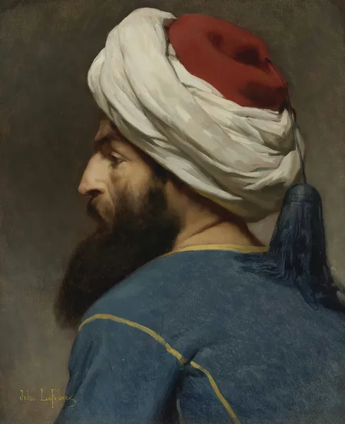 Portrait Of An Ottoman av Jules Joseph Lefebvre