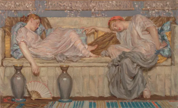 Beads (Study) av Albert Joseph Moore