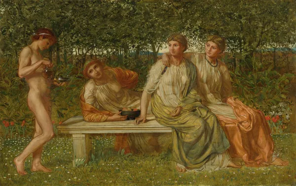 The Marble Seat av Albert Joseph Moore