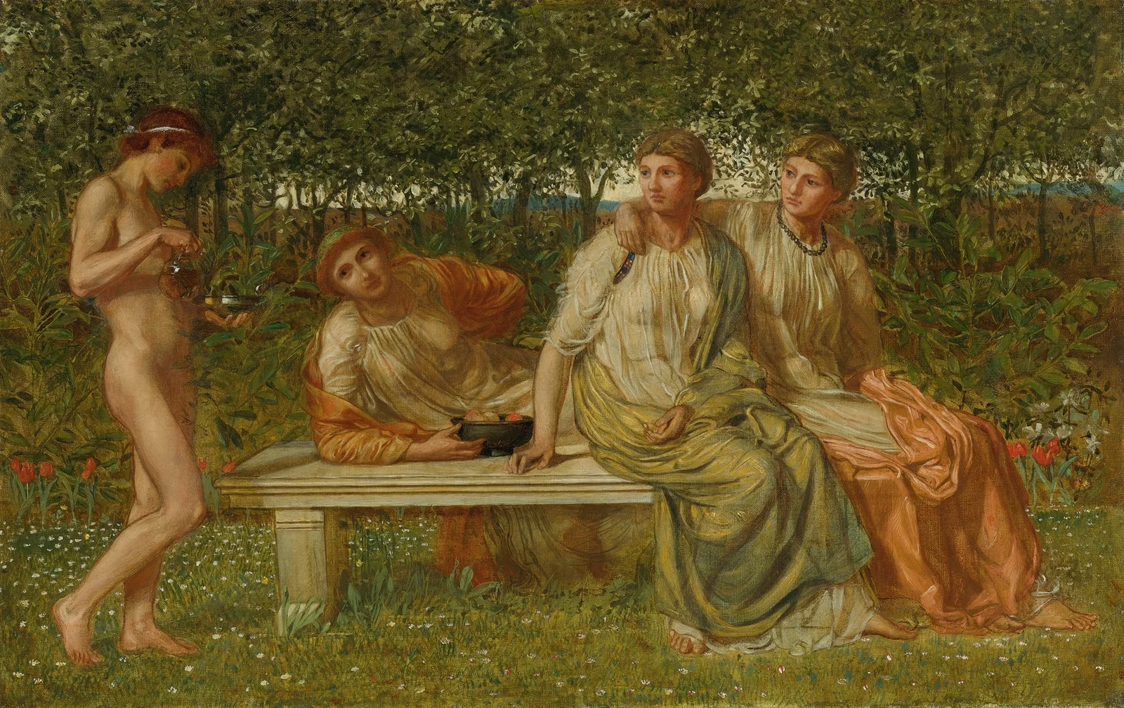 The Marble Seat av Albert Joseph Moore