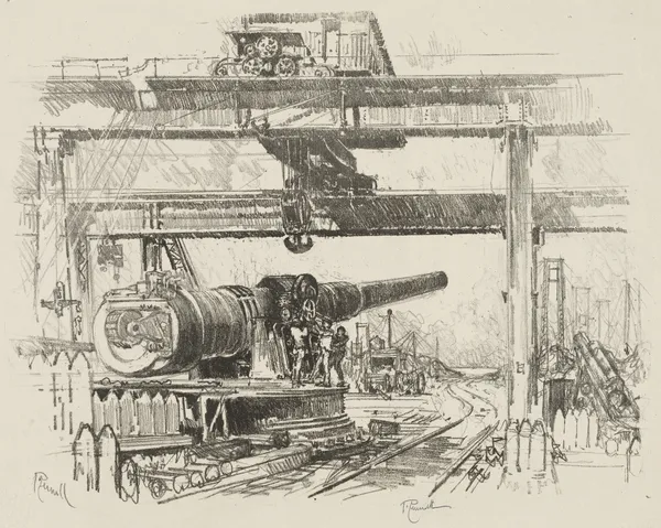 Gun-Testing av Joseph Pennell