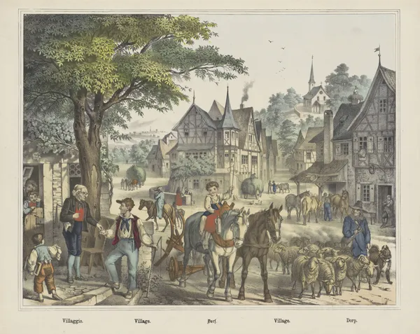Village av Joseph Scholz