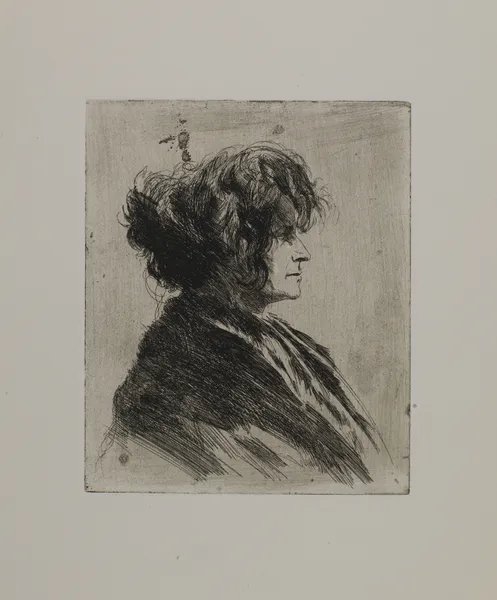 Woman with Scarf and Disheveled Hair av Joseph Stella