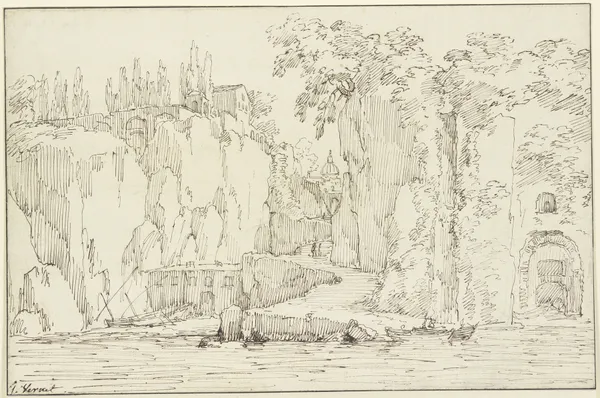 Sorrent bei Neapel av Claude-Joseph Vernet