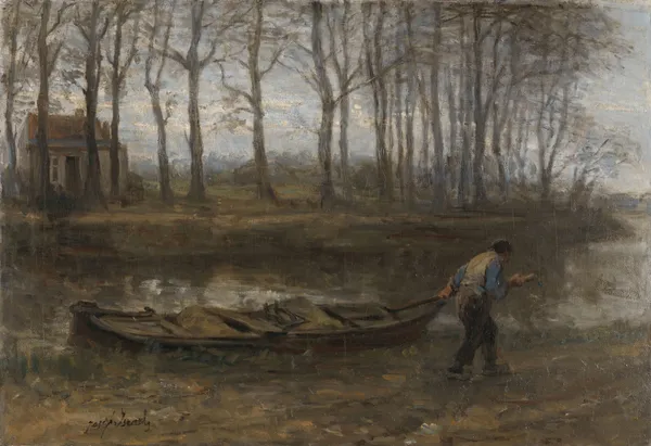 The Sand Bargeman av Jozef Israëls