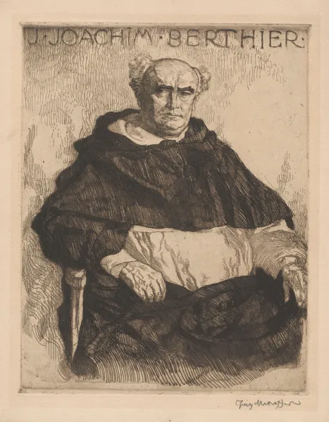 Portrait of J. Joachim Berthier’s father (I) av Józef Mehoffer