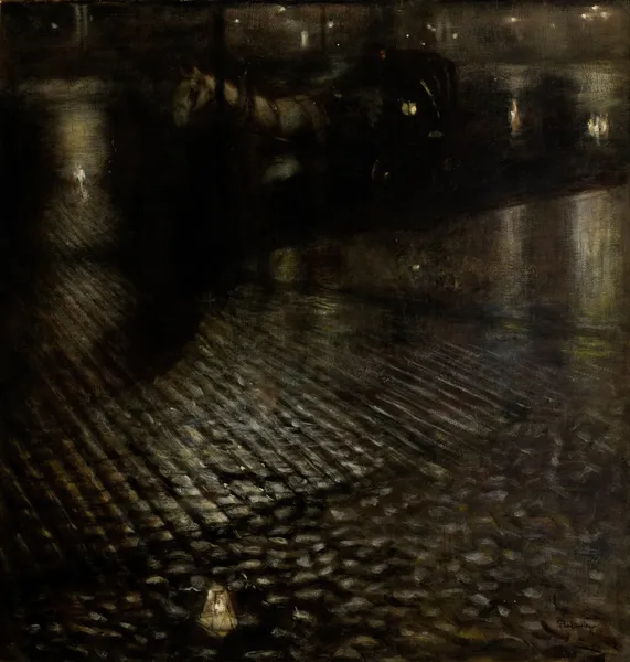 Cab in the Rain av Józef Pankiewicz