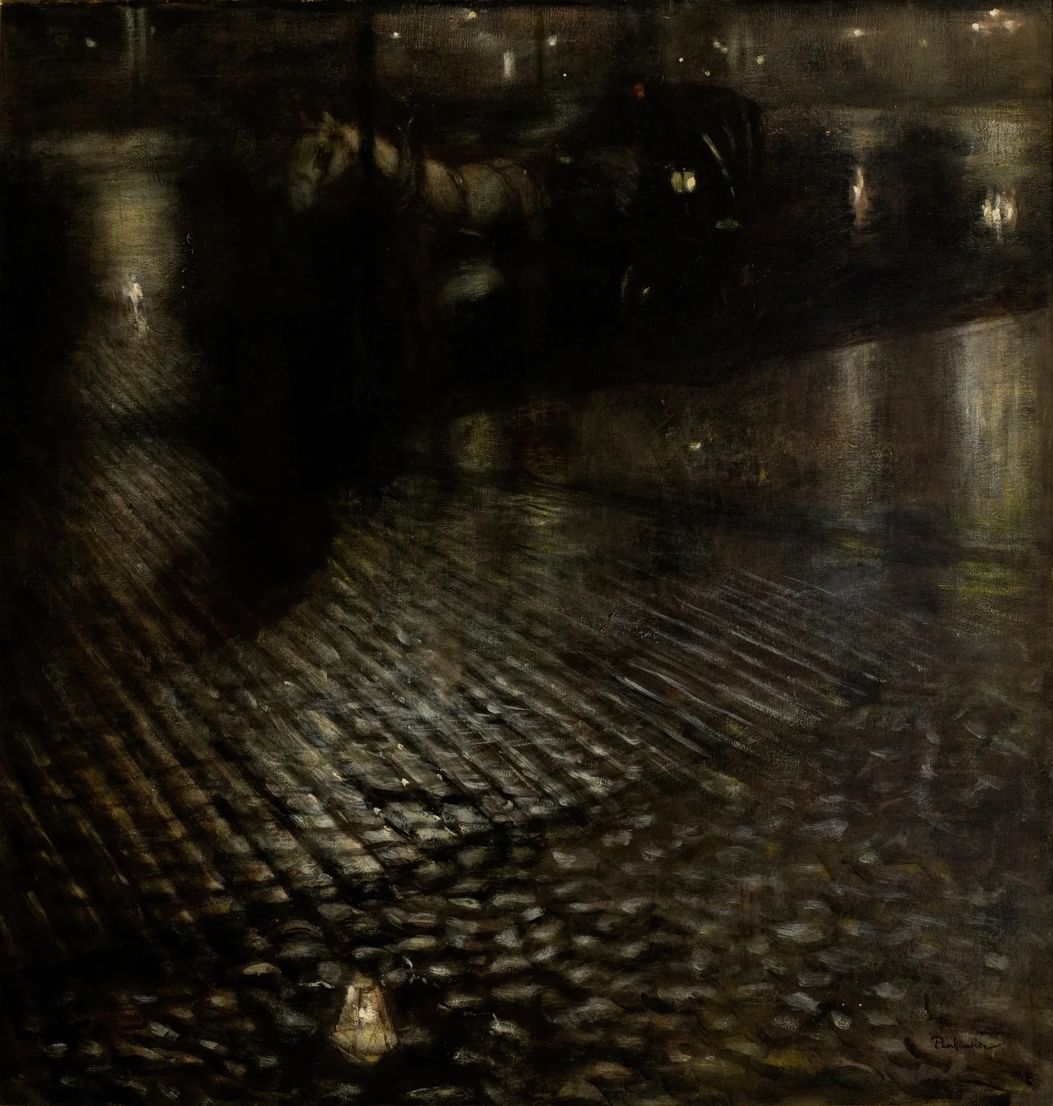 Cab in the Rain av Józef Pankiewicz
