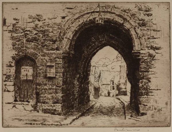 Dinan – Jerzual Gate av Józef Pankiewicz