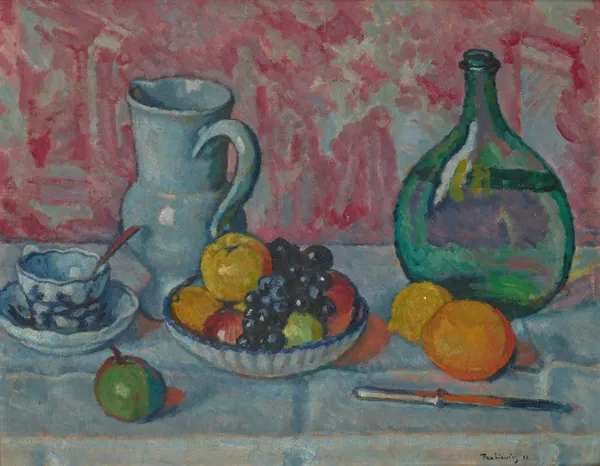 Still Life with a Knife av Józef Pankiewicz