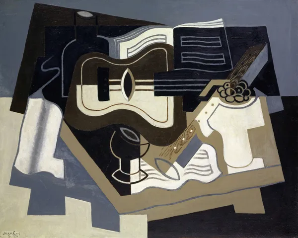 Guitar and clarinet av Juan Gris