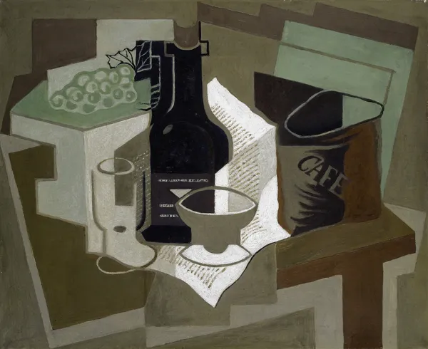 The Bag of Coffee av Juan Gris