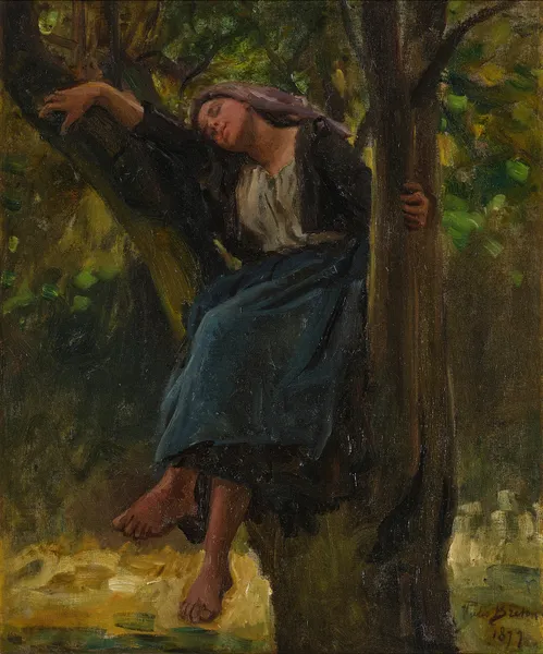 Afternoon Nap av Jules Breton