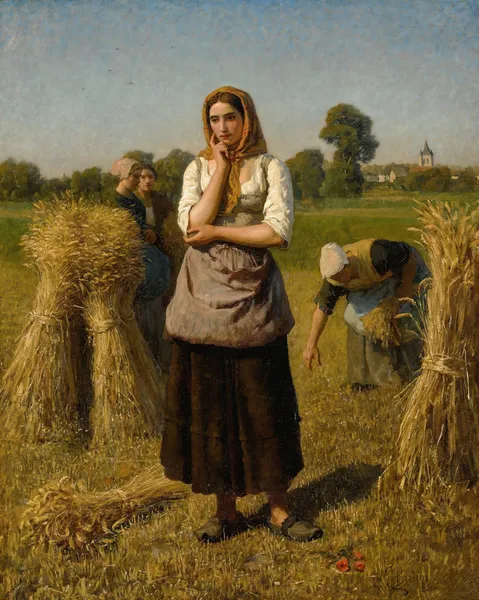 La Glaneuse av Jules Breton