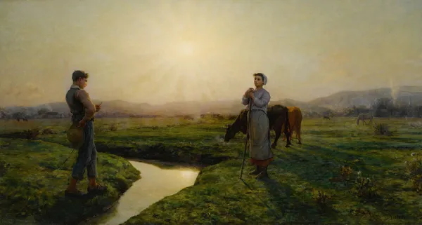 Le Matin av Jules Breton