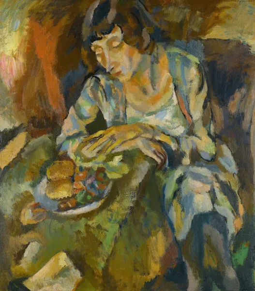 Hermine Aux Fruits av Jules Pascin