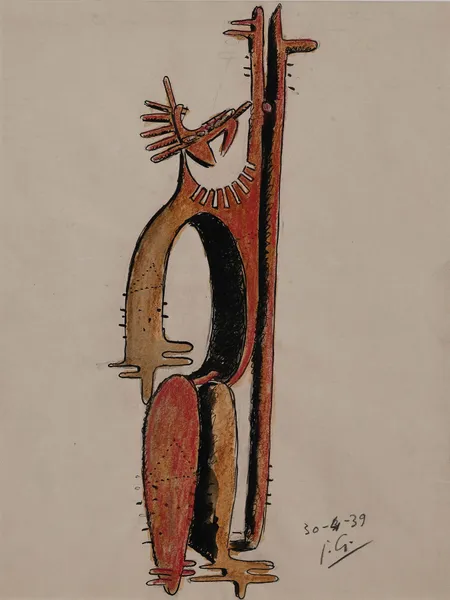 Homme Cactus av Julio González