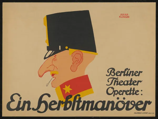 Berliner Theater Operette; Herbstmanöver av Julius Klinger