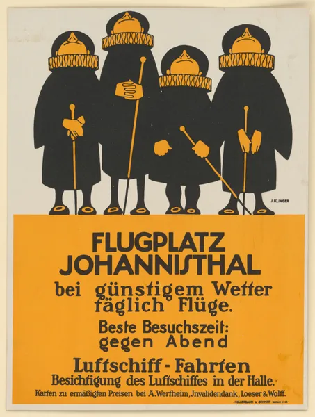 Flugplatz Johannisthal av Julius Klinger
