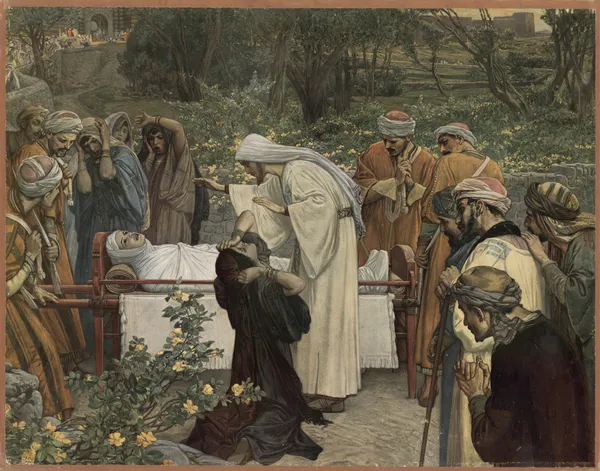 Enkens søn fra Nain av Julius Kronberg