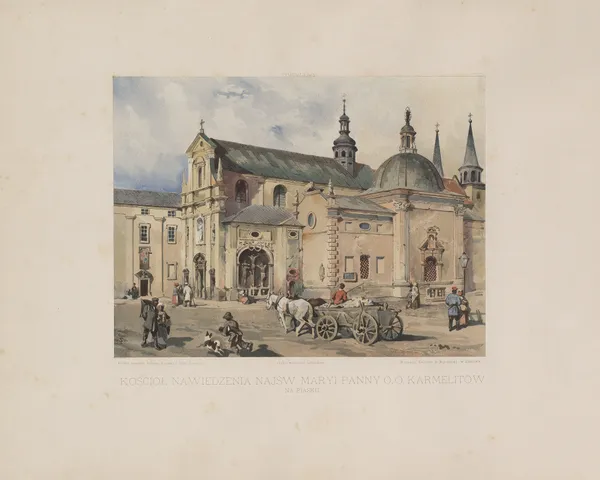 Kościół Na Wiedzenia Najsw. Maryi Panny O.O. Karmelitów. av Juliusz Kossak