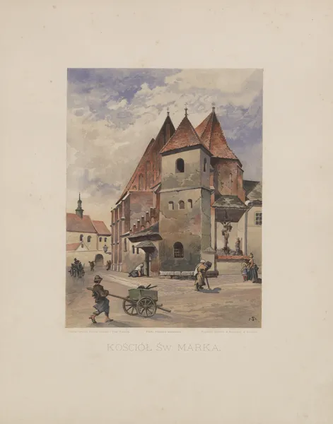Kościół Św. Marka av Juliusz Kossak