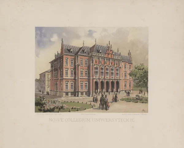 Nowe Collegium Uniwersyteckie av Juliusz Kossak