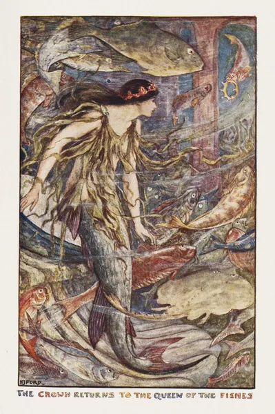 The crown returns to the queen of the fishes av Henry Justice Ford