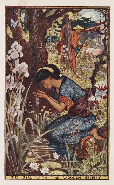 The girl with the wooden helmet av Henry Justice Ford
