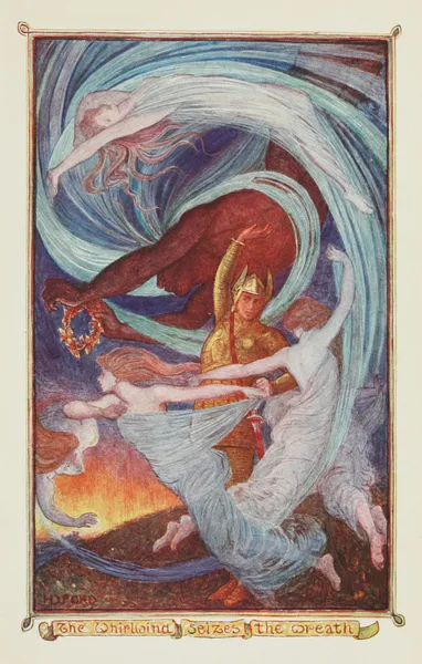 The Whirlwind seizes the Wreath av Henry Justice Ford