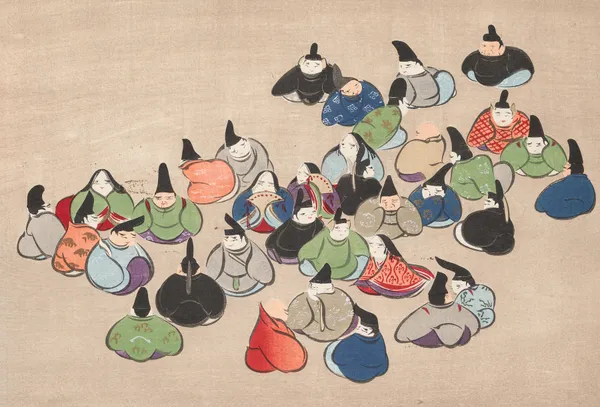 A Thousand Grasses Pl.30 av Kamisaka Sekka