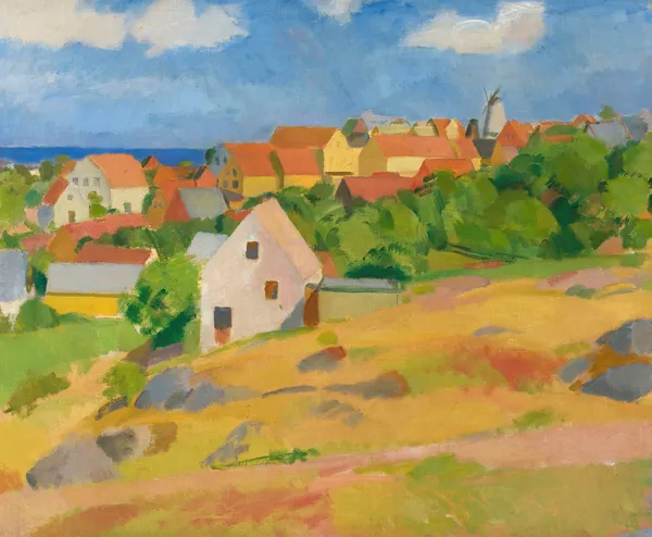 View over Gudhjem av Karl Isakson