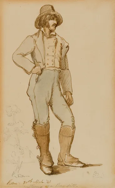 Costume of a Bandit, Rome av Miner Kilbourne Kellogg