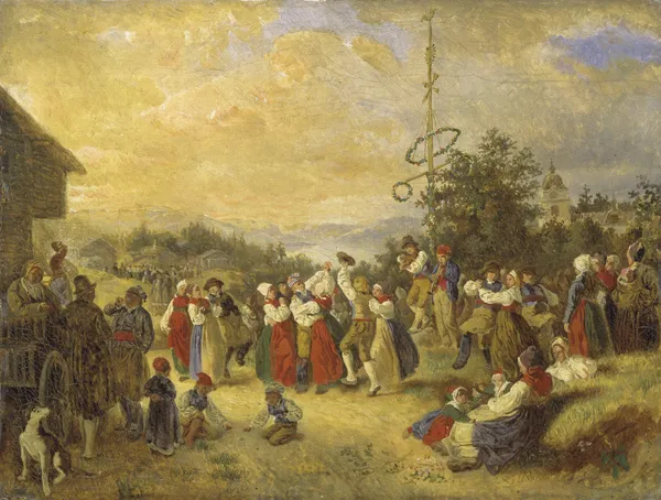 Midsummer Dance at Rättvik av Kilian Zoll