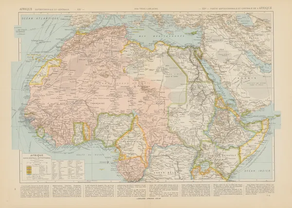 Partie Septentrionale et Centrale de l’Afrique av Paul Vidal de La Blache