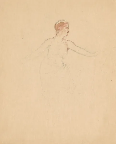 Female Torso av John La Farge