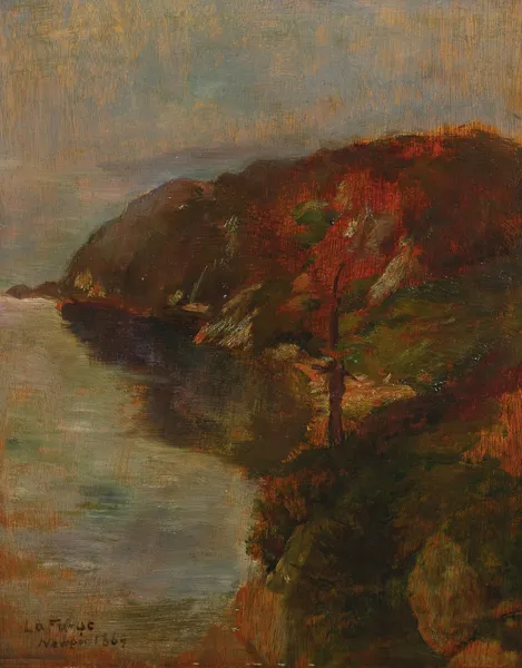 Study of Fog Effect, Brenton’s Cove av John La Farge