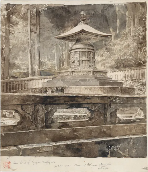 The Tomb of Iyeyasu Tokugawa av John La Farge