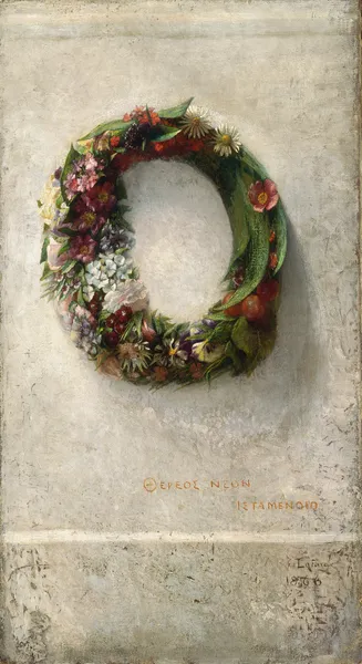 Wreath of Flowers av John La Farge