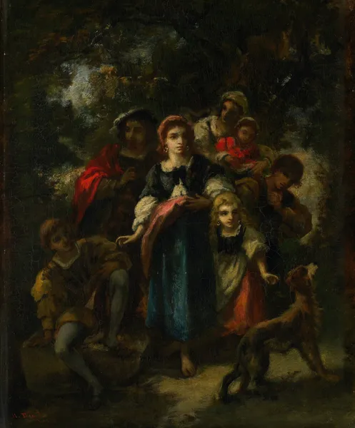 Descent of the Bohemians av Narcisse-Virgile Diaz de La Peña