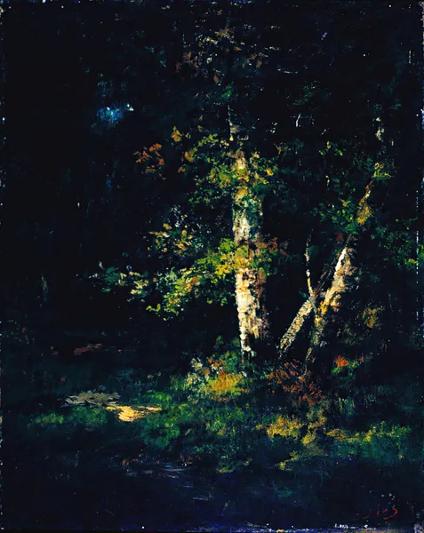 Forest Scene (19th century) av Narcisse-Virgile Diaz de La Peña