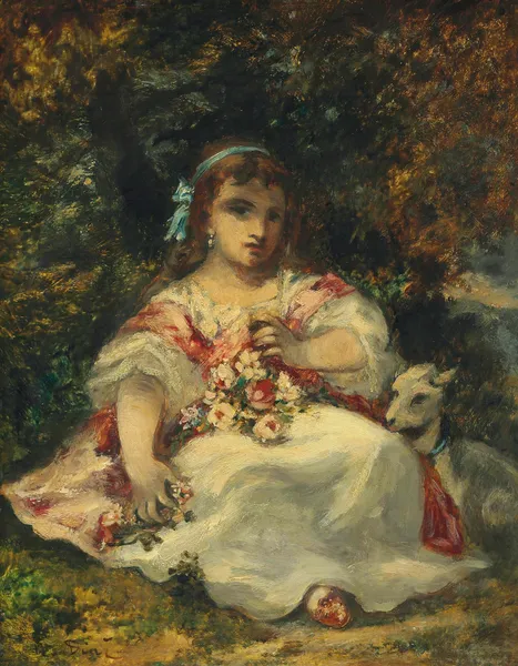 La fille de Diaz av Narcisse-Virgile Diaz de La Peña