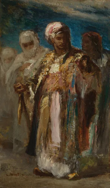 Men in Oriental Costumes av Narcisse-Virgile Diaz de La Peña