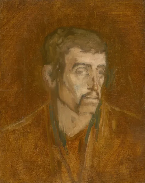 Study of Unhappy Man av Ladislav Mednyánszky