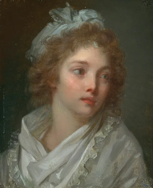 Portrait of a young lady av Elisabeth Louise Vigée Le Brun