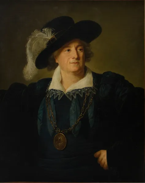 Portrait of Stanislaus Augustus Poniatowski (1732–1798) Dressed as Henry IV av Elisabeth Louise Vigée Le Brun