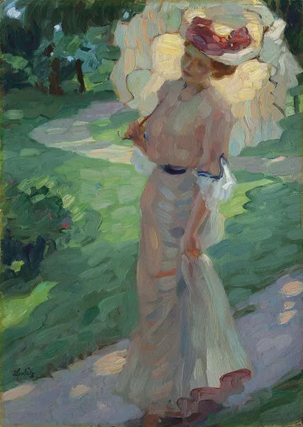 A summer day in the Park av Leo Putz