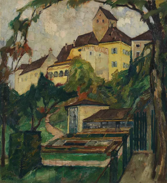 Schloss Seefeld IV av Leo Putz
